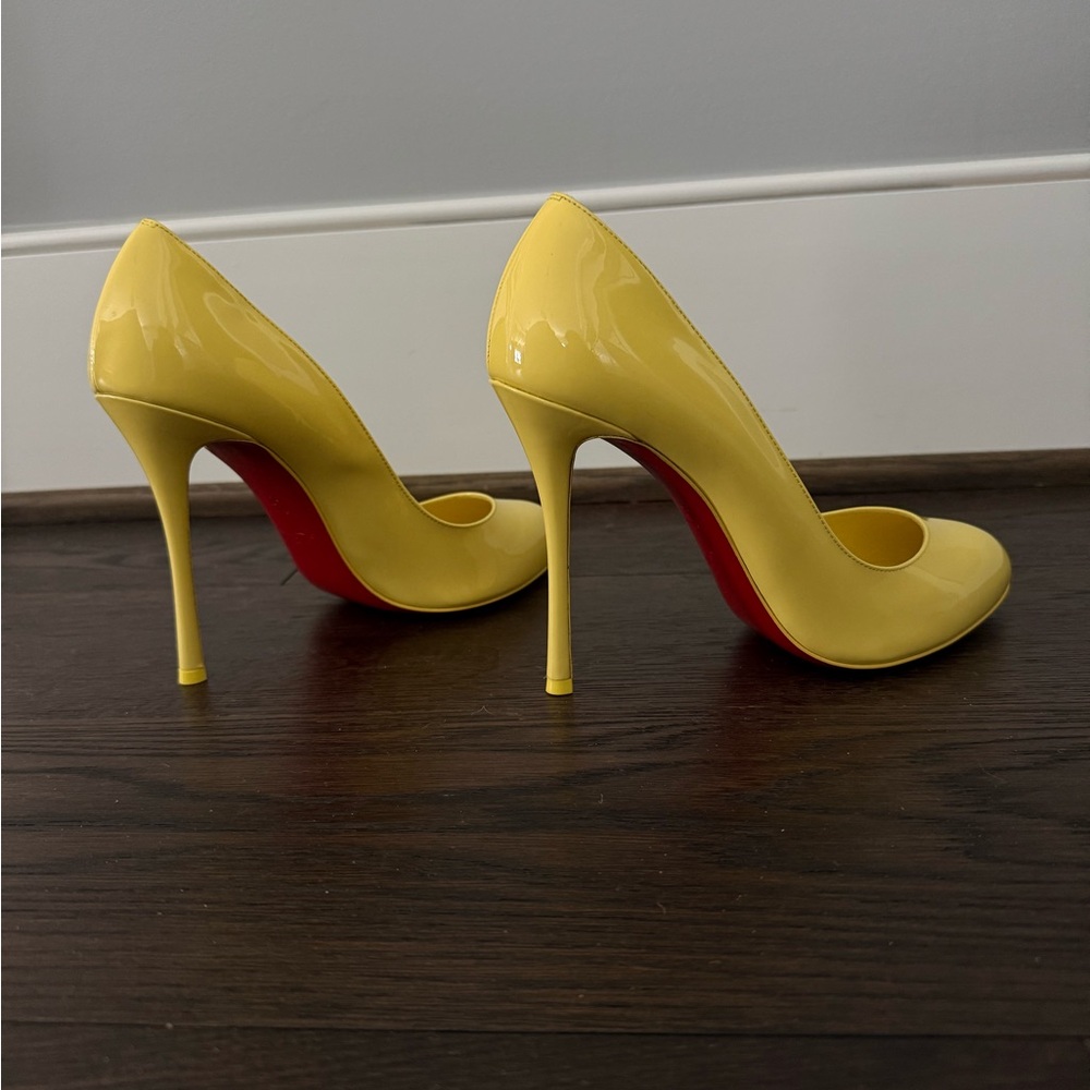 Yellow High Heel Pumps